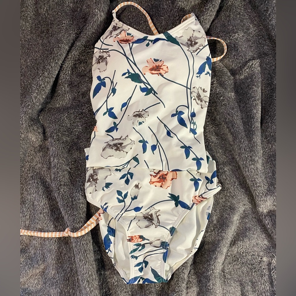 One piece bathing suit!